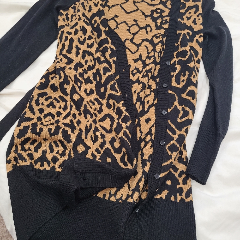 Knitted dress and cardigan set